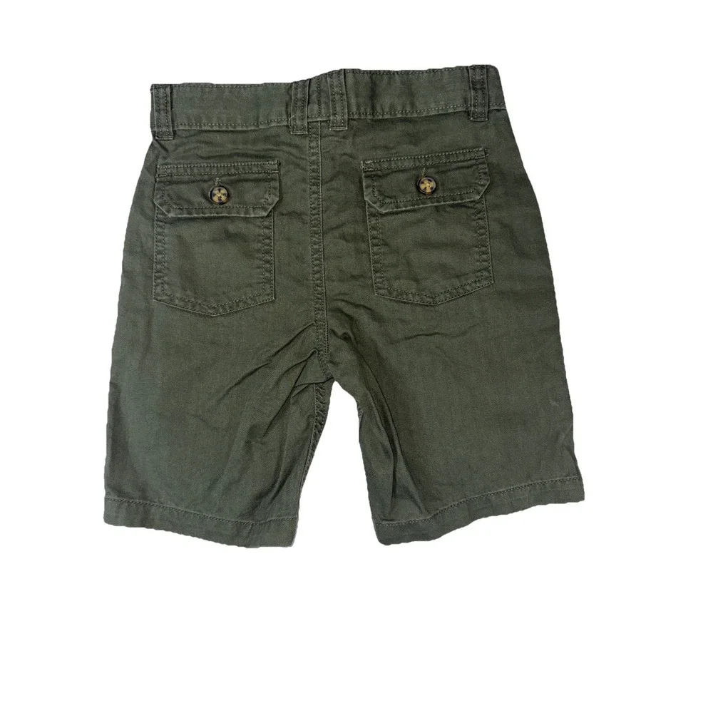 Carter's Boys' Herringbone Shorts, Olive, 5T, NEW WITH TAGS‎